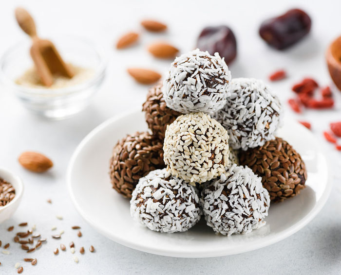 Chia Seed, Chocolate, and Date Truffles